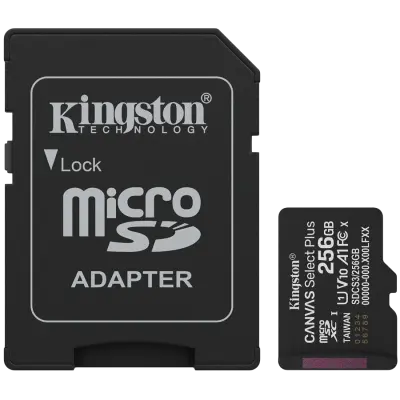 Memorijska kartica Kingston 256GB micSDHC Canvas Select Plus G3 150R+