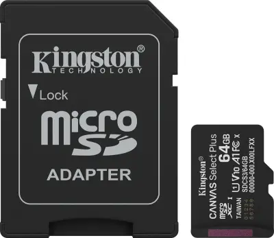 Memorijska kartica Kingston 64GB micSDHC Canvas Select Plus G3 100R+A