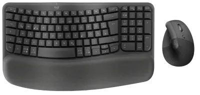 Tipkovnica i miš LOGITECH Wave Keys and Lift Combo, Graphite