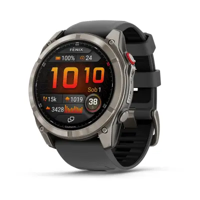 Pametni Outdoor sat Garmin Fenix 8 Pro 51 mm AMOLED Sapphire titanijski graphite/black remen