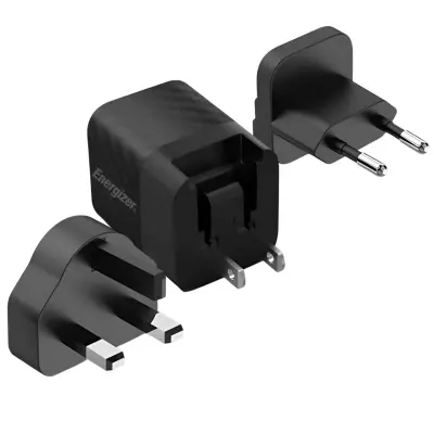 Punjač za zid GaN 4A USB-C 20W s više utičnica EU / UK / US