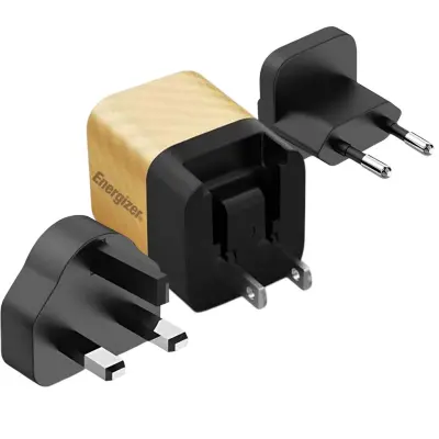 Punjač za zid GaN 4A USB-C 20W s više utičnica EU / UK / US