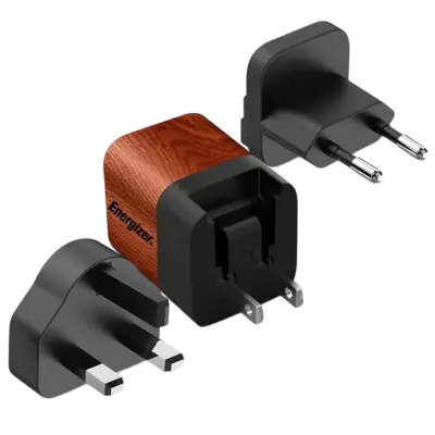 Punjač za zid GaN 4A USB-C 20W s više utičnica EU / UK / US