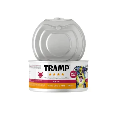 Tramp 4* Pseća pašteta s govedinom - Pašteta za odrasle pse s govedinom, 16 x 185 g
