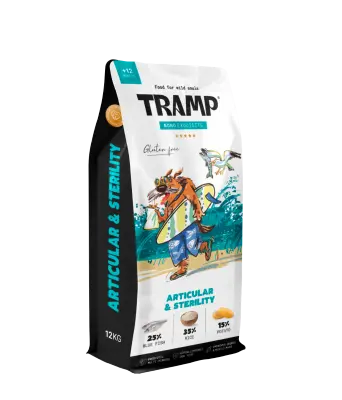 Tramp Nono Exquisite Articular&Sterility - Suha hrana za sterilizirane pse i potporu zglobovima, 3 kg