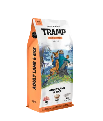 Tramp Selection Adult Lamb&Rice - suha hrana za odrasle pse s janjetinom i rižom, 3 kg