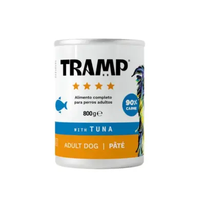 Tramp 4* Pašteta za pse s tunom - Pašteta za odrasle pse s tunom, 6 x 800 g
