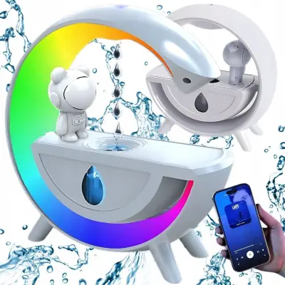 4u1 LED RGB difuzorska lampa i bluetooth zvučnik 350ml USB astronaut