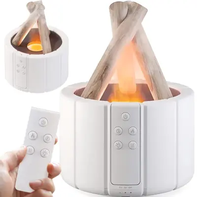 LED RGB difuzor za kamin USB ovlaživač zraka 250ml + daljinski upravljač