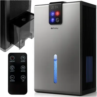 LED RGB 90W odvlaživač i apsorber vlage LCD 2200ml srebrni