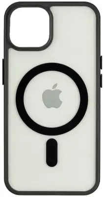 MM TPU IPHONE 17 PRO MAX DROP-PROOF PURE MAGSAFE prozirna/crna
