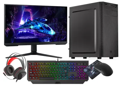 VIST SOLID Ryzen 5 8600G AI - RAM 32GB - AMD Radeon 760M - SSD 1 TB - WIFI - LCD 24 180Hz - W11