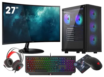 VIST ARGB PRO PC Core i5 14400F RTX 5060 32GB SSD 1TB W11 LCD 27