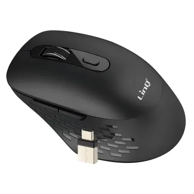 Bežični miš WiFi i Bluetooth 2.4G s USB C i USB Dongleom