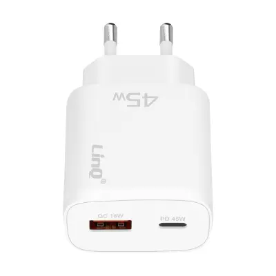USB C punjač s Power Delivery 45W i USB Quick Charge 3.0 18W