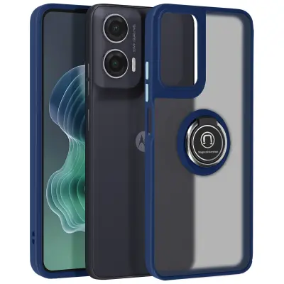 Maska za Motorola Moto G35 metalni prsten za video postolje