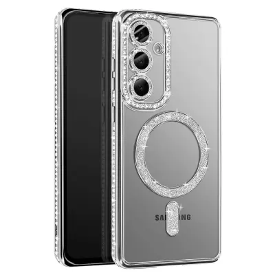 Dijamantna maska za Samsung Galaxy S25 Plus MagSafe Kontura Strass