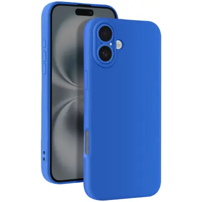Maska za iPhone 16 Plus glatki silikon zaštićen blok kamere