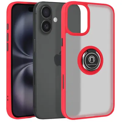 Maska za iPhone 16 Plus metalni prsten za video postolje