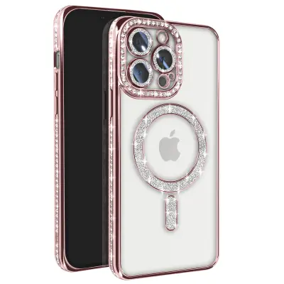 Dijamantna futrola za iPhone 13 Pro MagSafe konturni straz