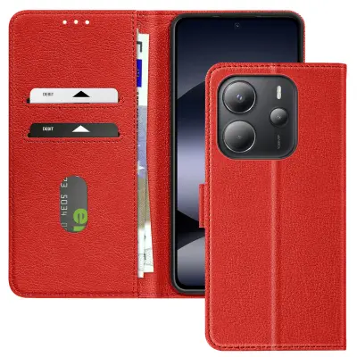 Torbica za Xiaomi Redmi Note 14 4G preklopna novčanik i video stalak