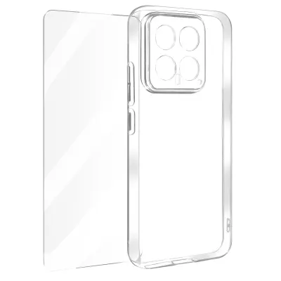 Maska za Xiaomi 14 mekana s kaljenim staklom tvrdoće 9H