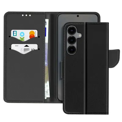 Torbica za Samsung Galaxy S25 Plus novčanik Saffiano Fancy koža