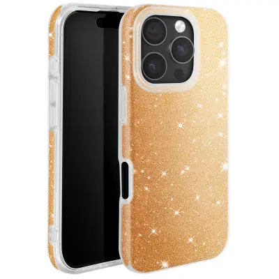 Futrola s šljokicama za iPhone 16 Pro antishock sjajna