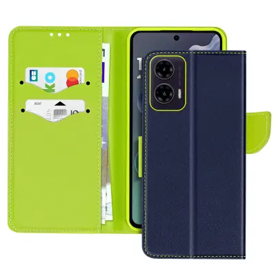 Torbica za Motorola Moto G35 novčanik Saffiano Fancy koža