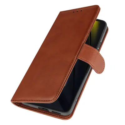 Torbica za Xiaomi Poco F6 preklopna novčanik stalak vintage stil