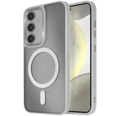 MagSafe maska za Samsung Galaxy S24 i S25 mat mliječna poleđina rub