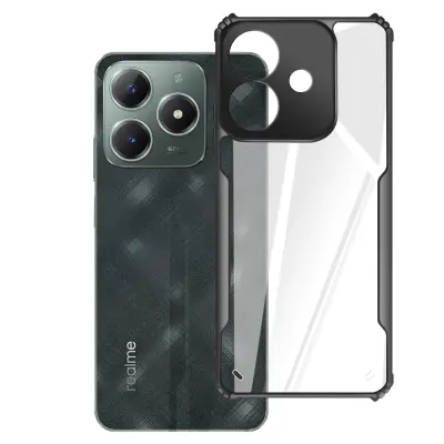 Maska za Realme C61 Silikonska otporna na udarce s pokrivenim blokom kamere