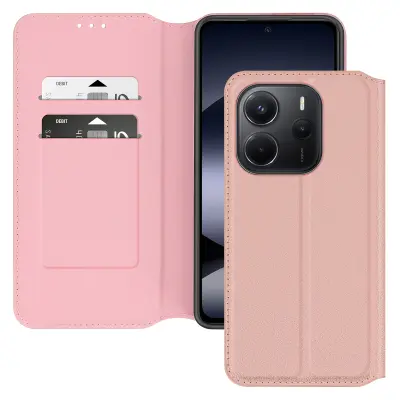 Torbica za Xiaomi Redmi Note 14 4G preklopna držač kartica i video stalak