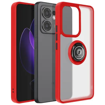 Maska za Oppo Reno 13 F / 13 FS Magnetska prstenasta prozirna stražnja strana