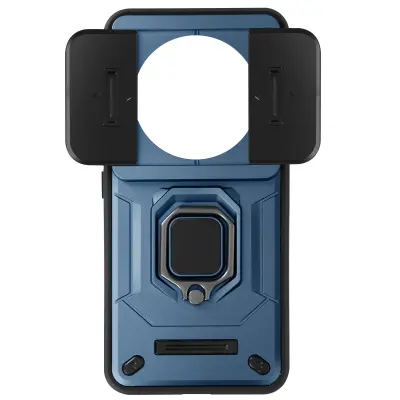 Maska za Xiaomi 14 Ultra s prstenom i kliznim poklopcem za kameru