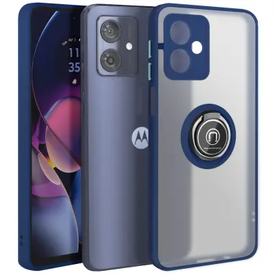 Maska za Motorola Moto G54 metalni prsten za video postolje