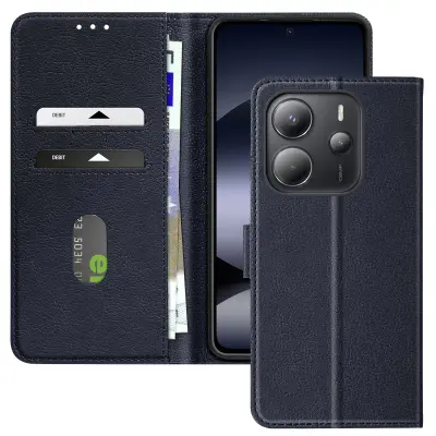 Torbica za Xiaomi Redmi Note 14 4G preklopna novčanik i video stalak