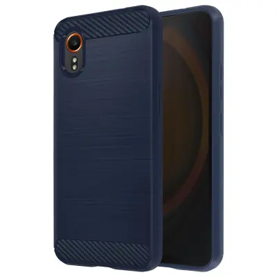Maska za Samsung Galaxy Xcover 7 mekana s efektom karbona i brušenog metala