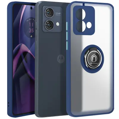 Maska za Motorola Moto G84 metalni prsten za video postolje