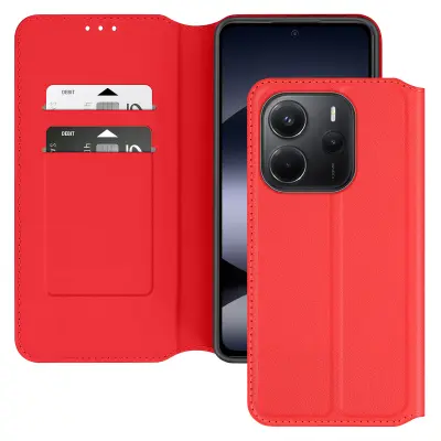Torbica za Xiaomi Redmi Note 14 4G preklopna držač kartica i video stalak