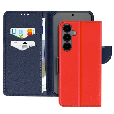 Torbica za Samsung Galaxy S25 Plus novčanik Saffiano Fancy koža