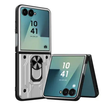 Maska za Samsung Galaxy Z Flip 7 otporna na udarce s magnetskim prstenom