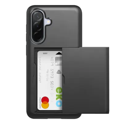 Maska za iPhone 16e Otporna na udarce s kliznim držačem kartica