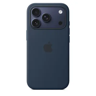 Apple iPhone 17 Pro Silicone Case with MagSafe – Midnight