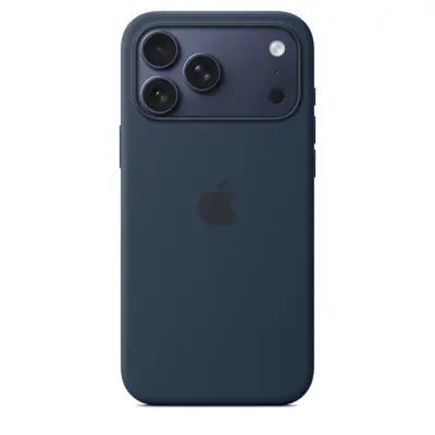 Apple iPhone 17 Pro Max Silicone Case with MagSafe – Midnight