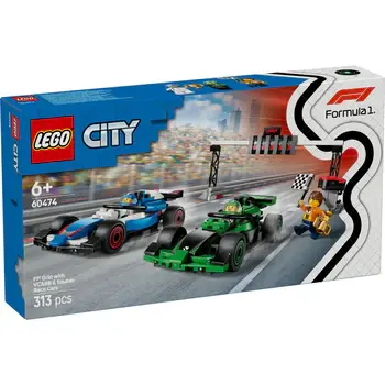 LEGO City 60474 F1® Start Line s VCARB-om i Sauber Racing automobilima