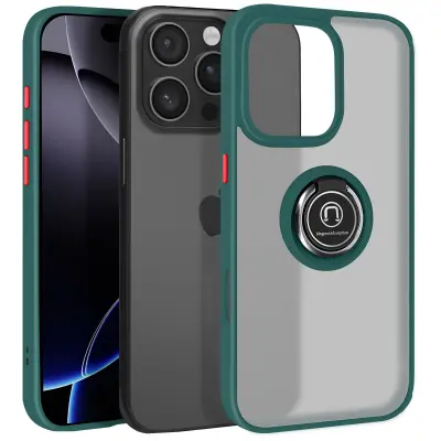 Maska za iPhone 16 Pro Max metalni prsten za video postolje