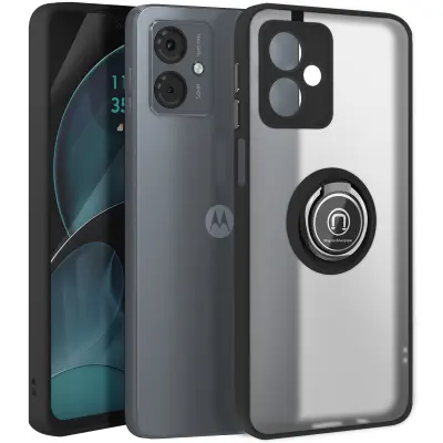 Maska za Motorola Moto G14 metalni prsten za video postolje