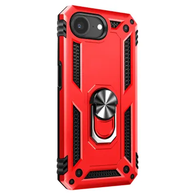 Maska za iPhone 16e Hibridna s magnetskim prstenom za podršku