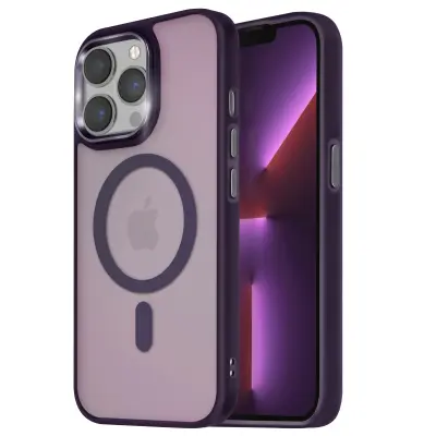 MagSafe maska za iPhone 13 Pro mat mliječna poleđina rub